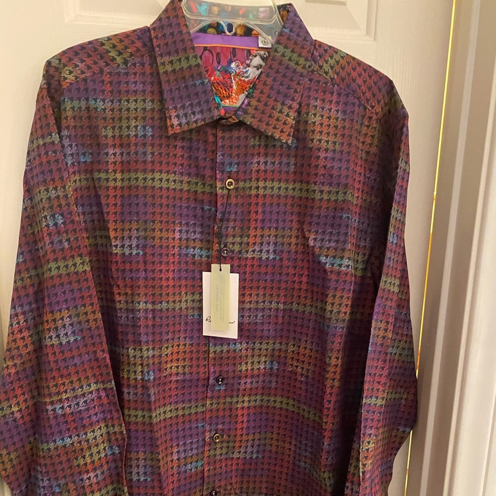 Robert Graham Dress Shirt size 2XL NWT